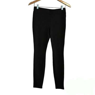 NEW White House Black Market WHBM Ponte Leggings Pull-On Black Size XS